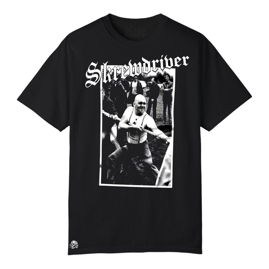 Skrewdriver rising tee